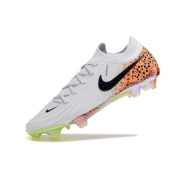 Zapatillas Nike Phantom Luna 2 Elite L FG Blanco Negro Naranja