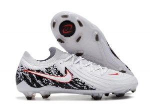 Botas de Fútbol Nike Phantom Luna 2 Elite L FG Blanco Negro Rojo