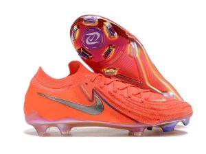 Botas de Fútbol Nike Phantom Luna 2 Elite L FG Carmesí Vivo Blanco