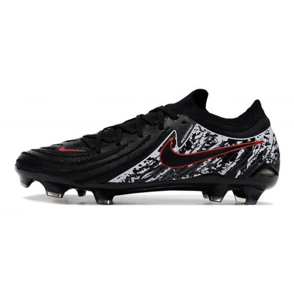 Zapatillas Nike Phantom Luna 2 Elite L FG Negro Blanco Rojo