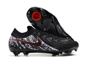 Botas de Fútbol Nike Phantom Luna 2 Elite L FG Negro Blanco Rojo