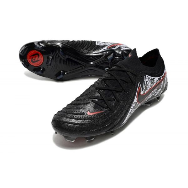 Zapatillas Nike Phantom Luna 2 Elite L FG Negro Blanco Rojo