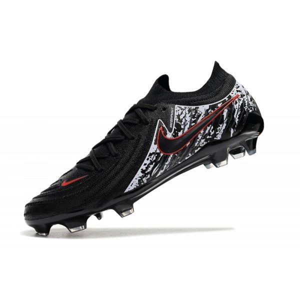 Zapatillas Nike Phantom Luna 2 Elite L FG Negro Blanco Rojo