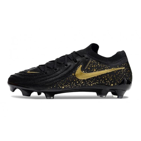 Zapatillas Nike Phantom Luna 2 Elite L FG Negro Mtlc Dorado Moneda