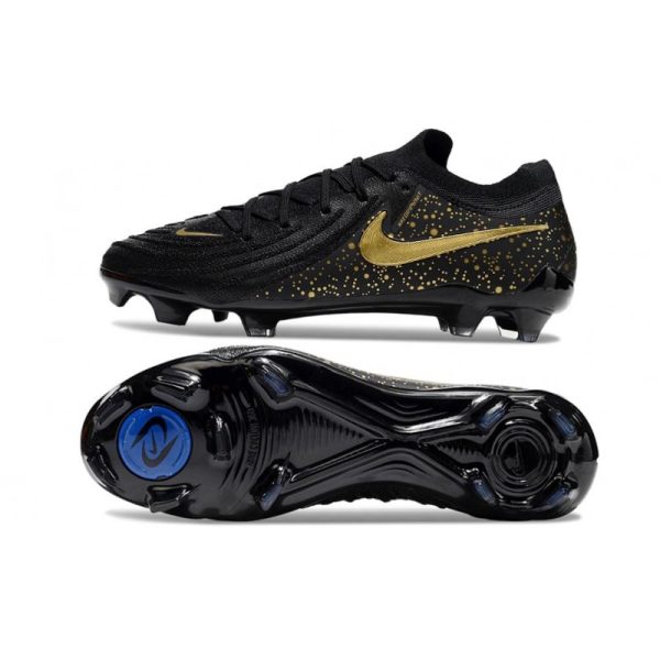 Zapatillas Nike Phantom Luna 2 Elite L FG Negro Mtlc Dorado Moneda