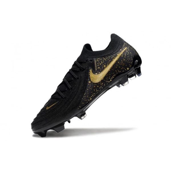 Zapatillas Nike Phantom Luna 2 Elite L FG Negro Mtlc Dorado Moneda