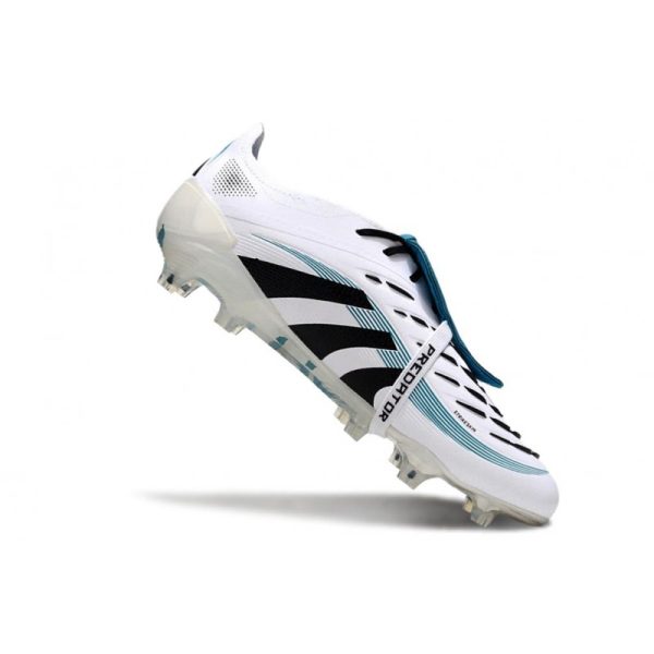 adidas 25 Predator Elite FT FG Blanco Negro Ciano