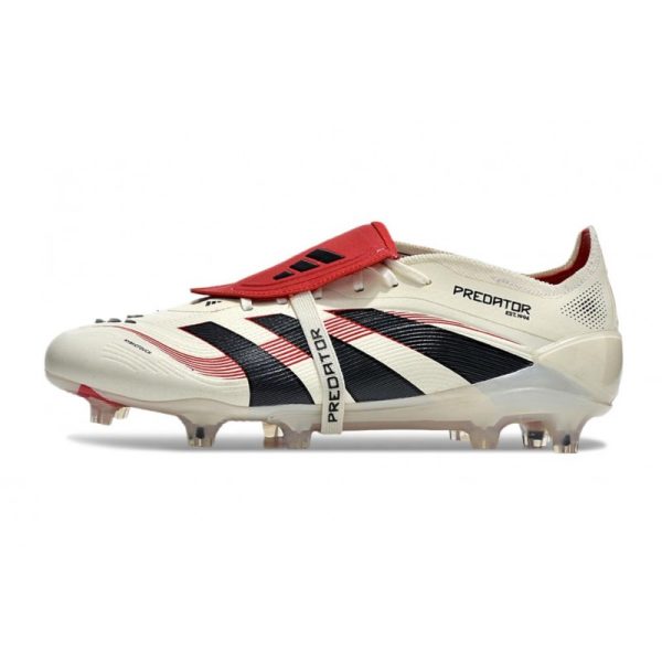 adidas 25 Predator Elite FT FG Blanco Off Negro Rubí Puro