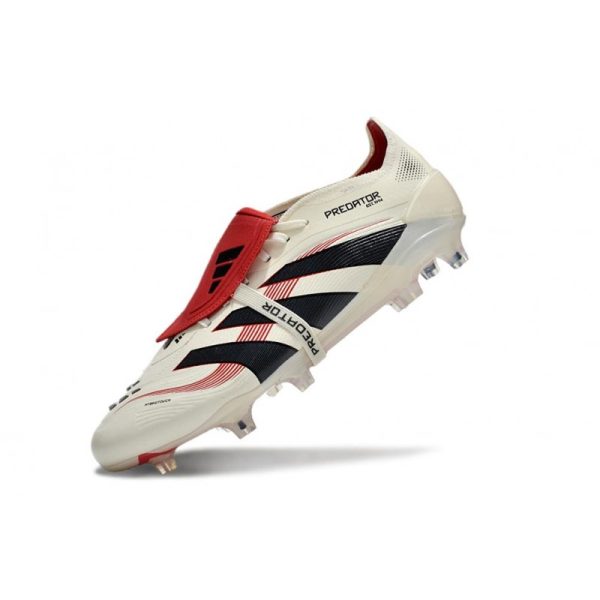 adidas 25 Predator Elite FT FG Blanco Off Negro Rubí Puro
