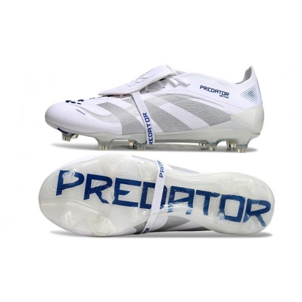 adidas 25 Predator Elite FT FG Blanco Plateado Met Bright Royal
