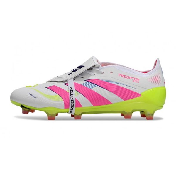 adidas 25 Predator Elite FT FG Blanco Rosa Lúcido Limón Lúcido