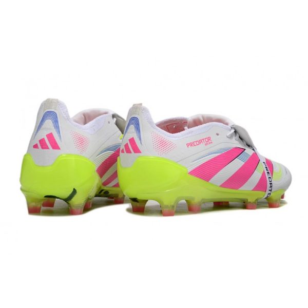 adidas 25 Predator Elite FT FG Blanco Rosa Lúcido Limón Lúcido