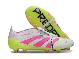 Botas de Fútbol adidas 25 Predator Elite FT FG Blanco Rosa