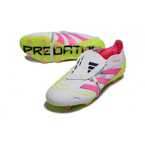 adidas 25 Predator Elite FT FG Blanco Rosa Lúcido Limón Lúcido