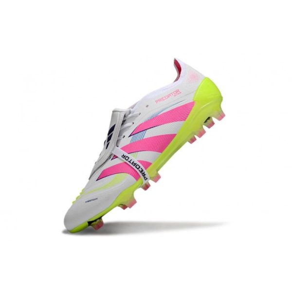 adidas 25 Predator Elite FT FG Blanco Rosa Lúcido Limón Lúcido