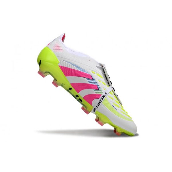 adidas 25 Predator Elite FT FG Blanco Rosa Lúcido Limón Lúcido