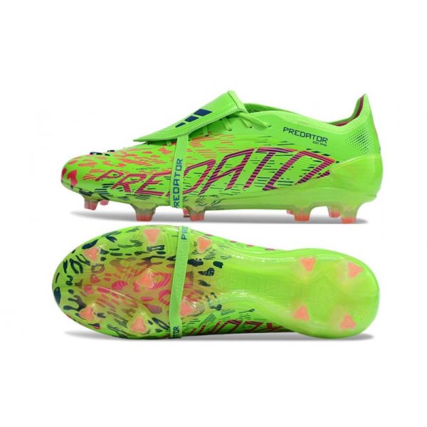 adidas 25 Predator Elite FT FG Limón Lúcido Rosa Azul Fusion
