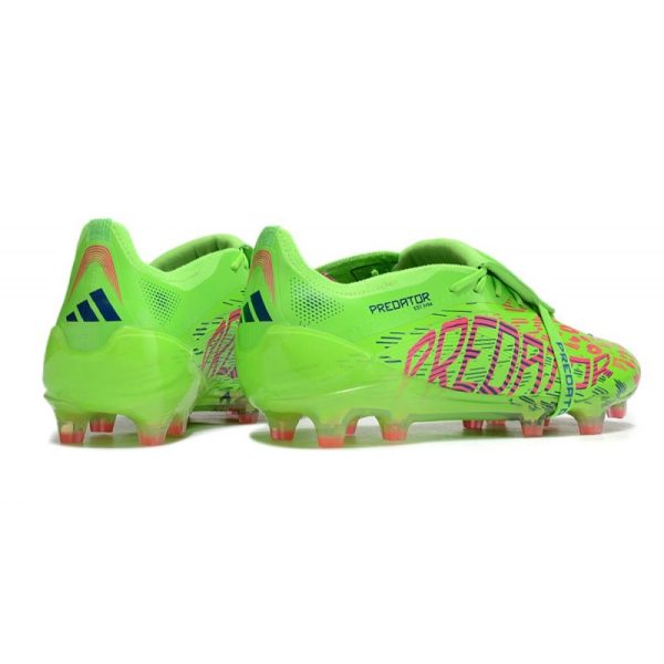 adidas 25 Predator Elite FT FG Limón Lúcido Rosa Azul Fusion