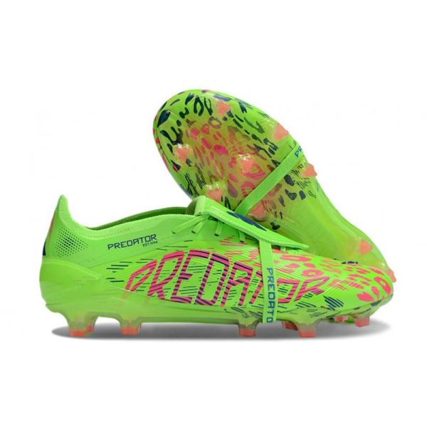 Botas de Fútbol adidas 25 Predator Elite FT FG Limón Lúcido Rosa