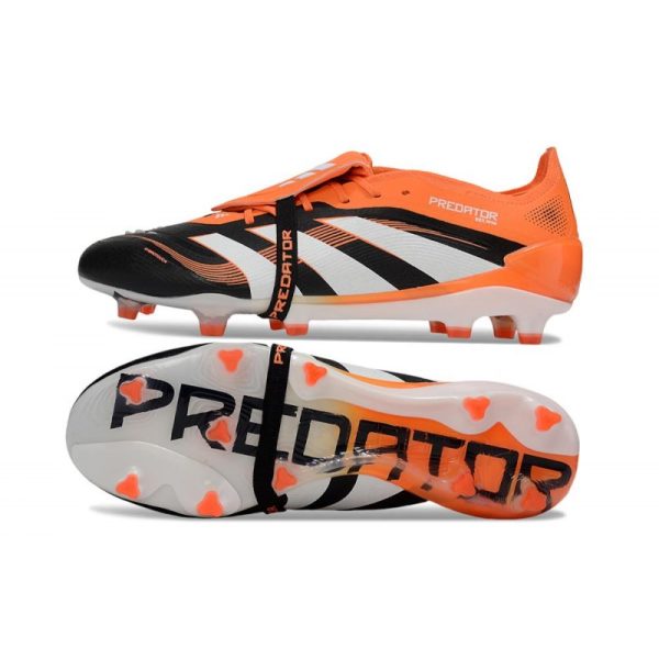 adidas 25 Predator Elite FT FG Negro Blanco Naranja