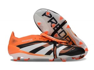 Botas de Fútbol adidas 25 Predator Elite FT FG Negro Blanco Naranja