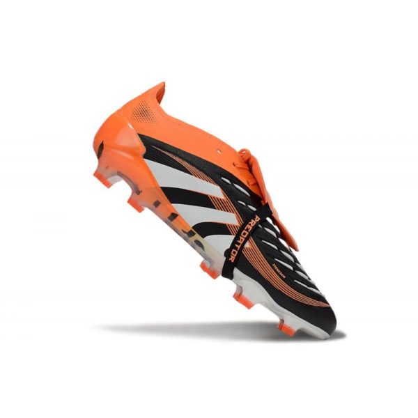 adidas 25 Predator Elite FT FG Negro Blanco Naranja