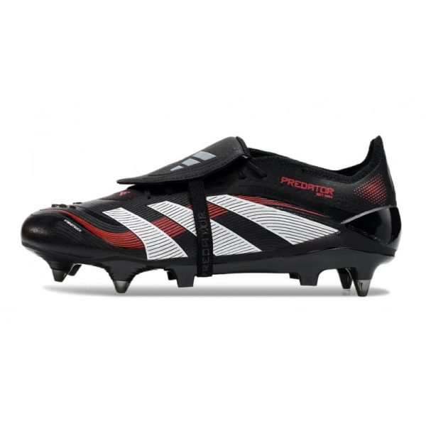 adidas 25 Predator Elite FT FG Negro Gris Four Rojo Lúcido
