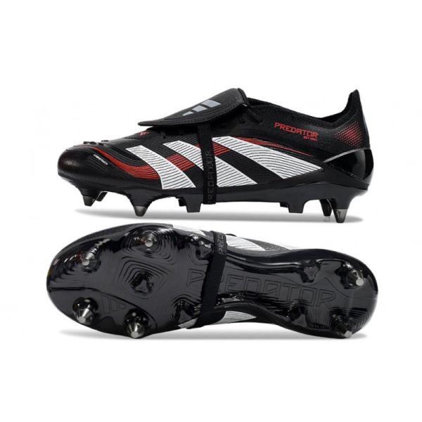 adidas 25 Predator Elite FT FG Negro Gris Four Rojo Lúcido
