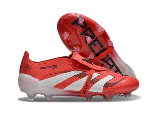 Botas de Fútbol adidas 25 Predator Elite FT FG Rojo Lúcido