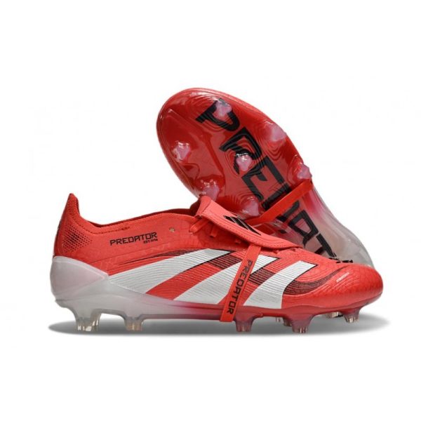 Botas de Fútbol adidas 25 Predator Elite FT FG Rojo Lúcido