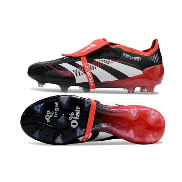 adidas 25 Predator Elite FT FG X MOMENTS Negro Blanco Rojo