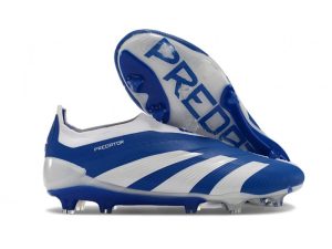 Botas de Fútbol adidas Predator Elite Laceless FG Azul Blanco