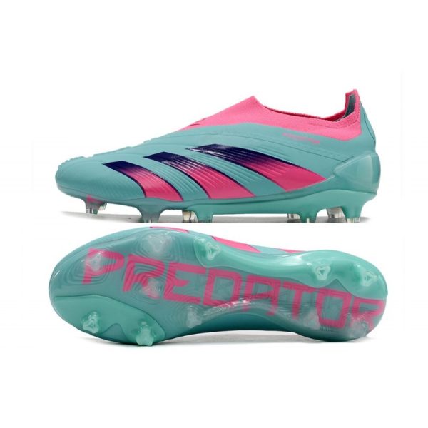 adidas Botas Futbol Predator Elite Laceless FG Azul Rosa