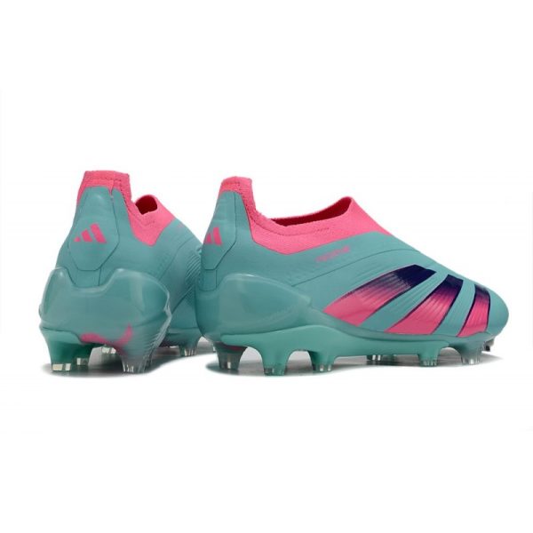 adidas Botas Futbol Predator Elite Laceless FG Azul Rosa