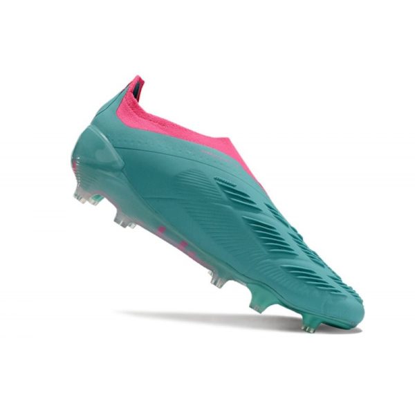 adidas Botas Futbol Predator Elite Laceless FG Azul Rosa