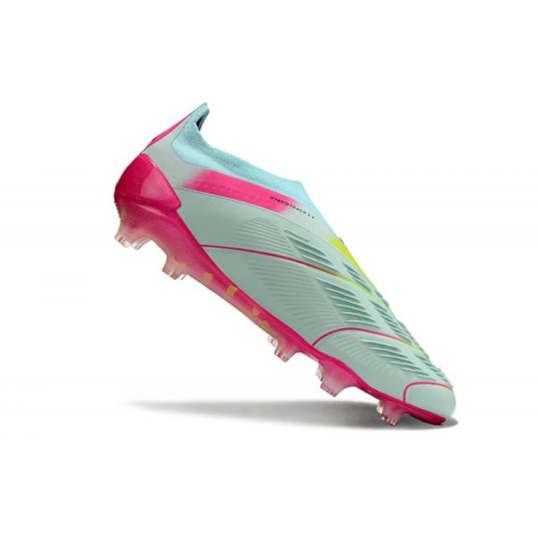 adidas Botas Futbol Predator Elite Laceless FG Azul Rosa