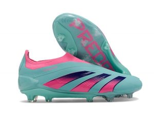 Botas de Fútbol adidas Predator Elite Laceless FG Azul Rosa