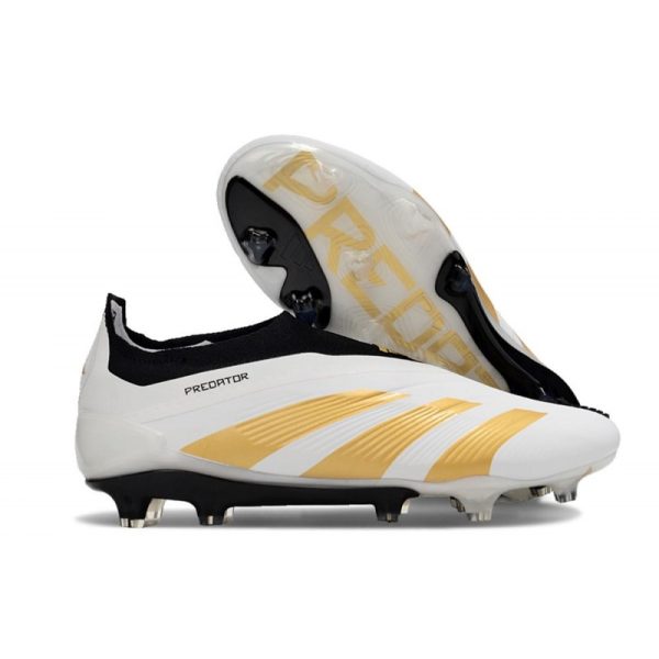 adidas Predator Elite Foldover Tongue FG Negro Carbón Dorado Met