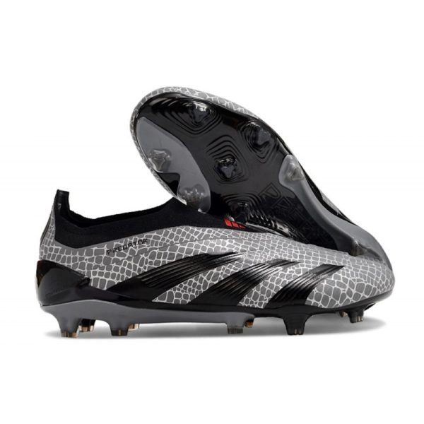 Botas de Fútbol adidas Predator Elite Laceless FG Carbón Negro
