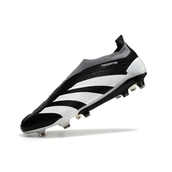 adidas Botas Futbol Predator Elite Laceless FG Negro Blanco
