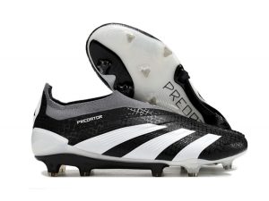 Zapatillas Para Futbol adidas Predator Elite Laceless FG Negro Blanco