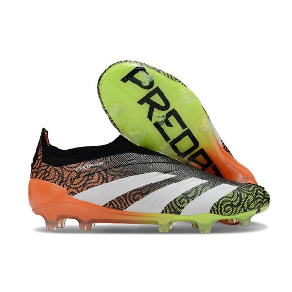 Botas de Fútbol adidas Predator Elite Laceless FG Negro Blanco