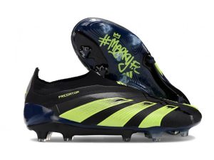 Botas de Fútbol adidas Predator Elite Laceless FG Negro Verde