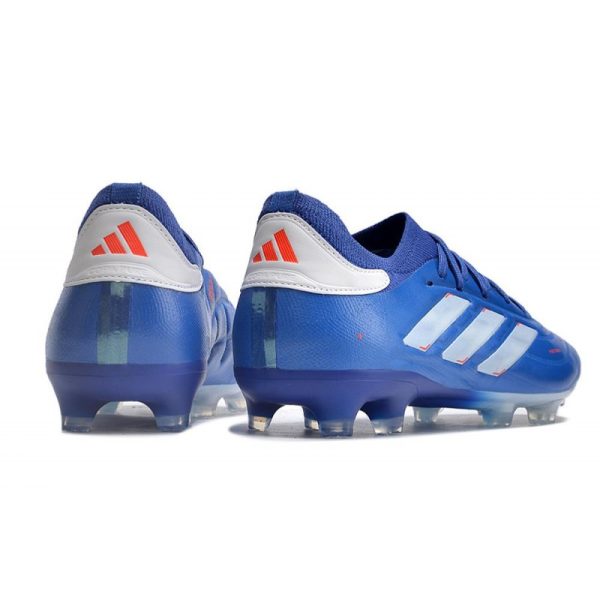 adidas Copa Pure II + Elite FG Lucid Azul Blanco Solar Rojo