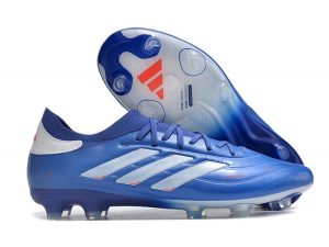 adidas Copa Pure II + Elite FG Lucid Azul Blanco Solar Rojo