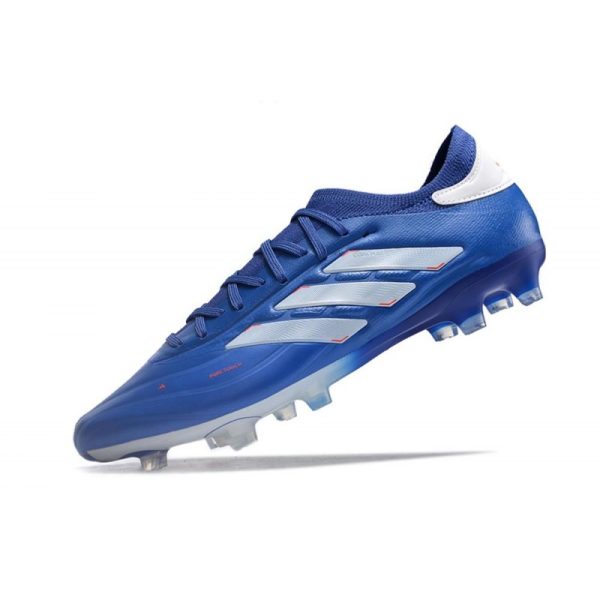 adidas Copa Pure II + Elite FG Lucid Azul Blanco Solar Rojo