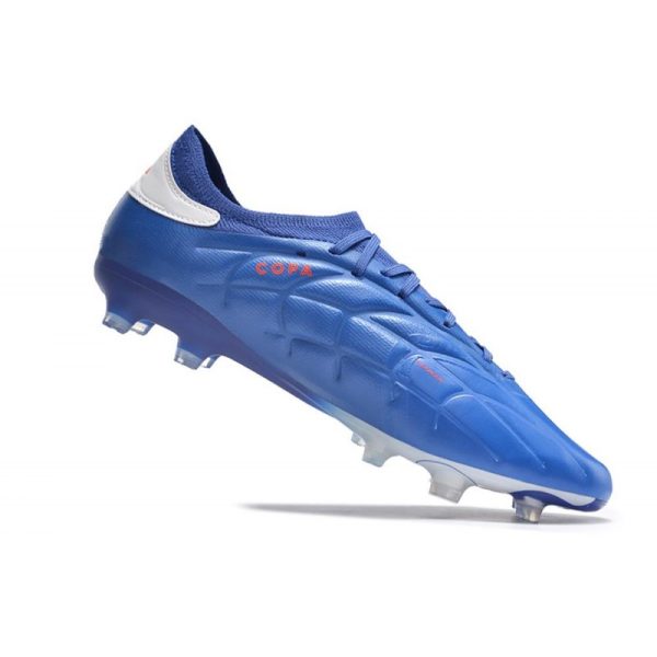 adidas Copa Pure II + Elite FG Lucid Azul Blanco Solar Rojo