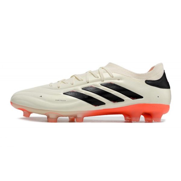 adidas Copa Pure II + Elite FG Marfil Negro Rojo