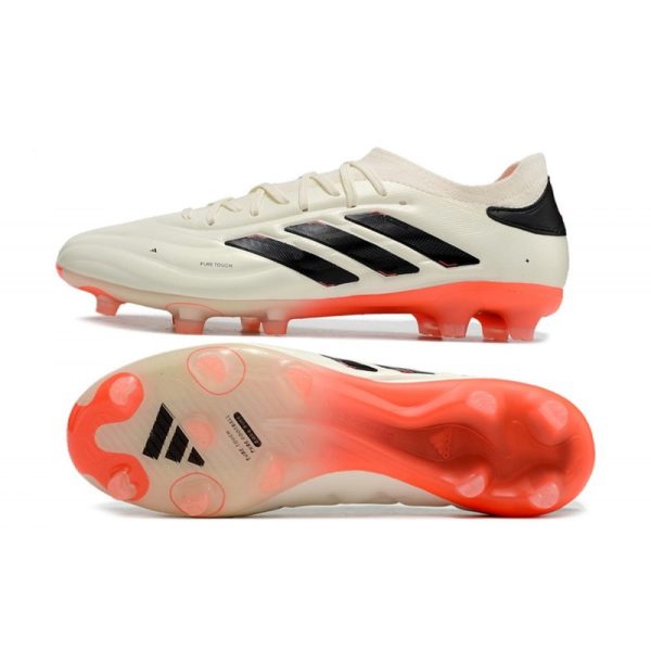 adidas Copa Pure II + Elite FG Marfil Negro Rojo
