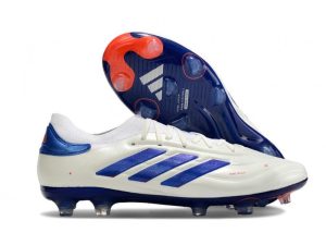 Botas de Fútbol adidas Copa Pure II + Elite FG Piel Ftwr Blanco Azul